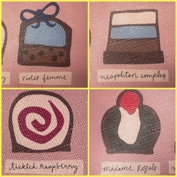 Kate Spade Cedar Street Chocolate Bon-Bon Candy Wallet Rare Vintage - Picture 4 of 7